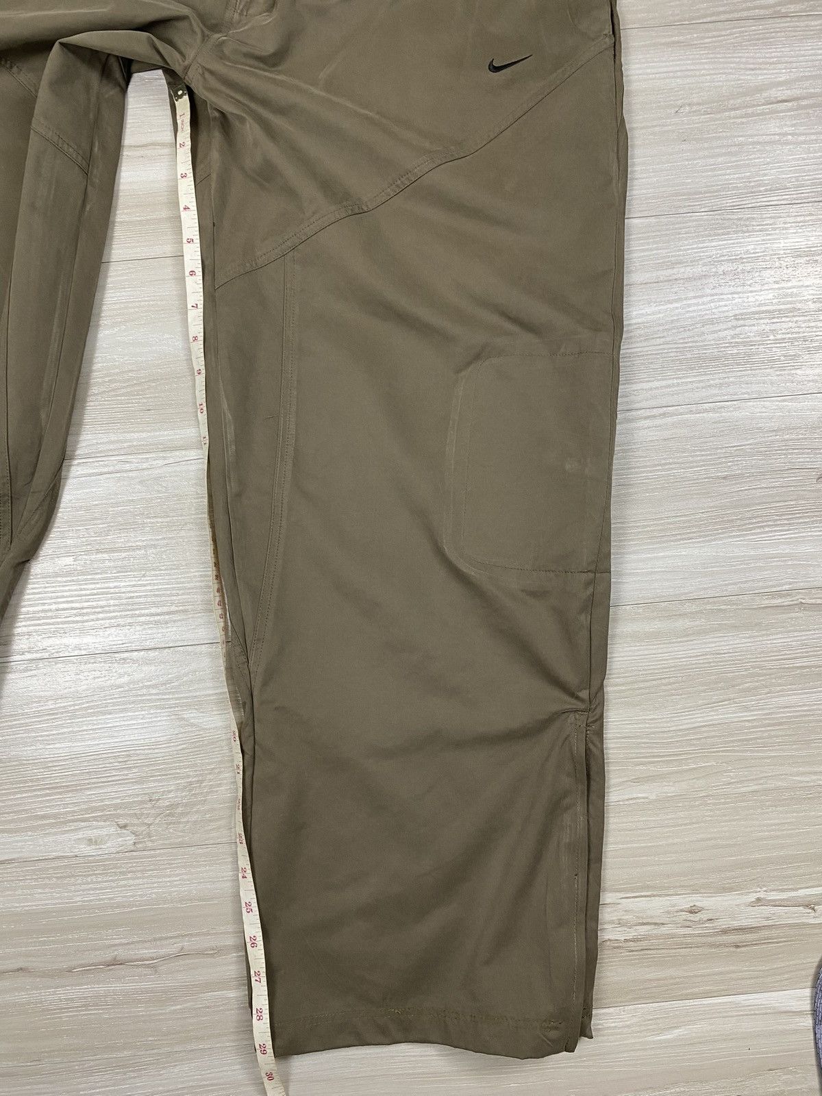 Nike Y2K Nike Nylon Pants Track Drill 00s Logo Swoosh Size US 36 / EU 52 - 13 Thumbnail