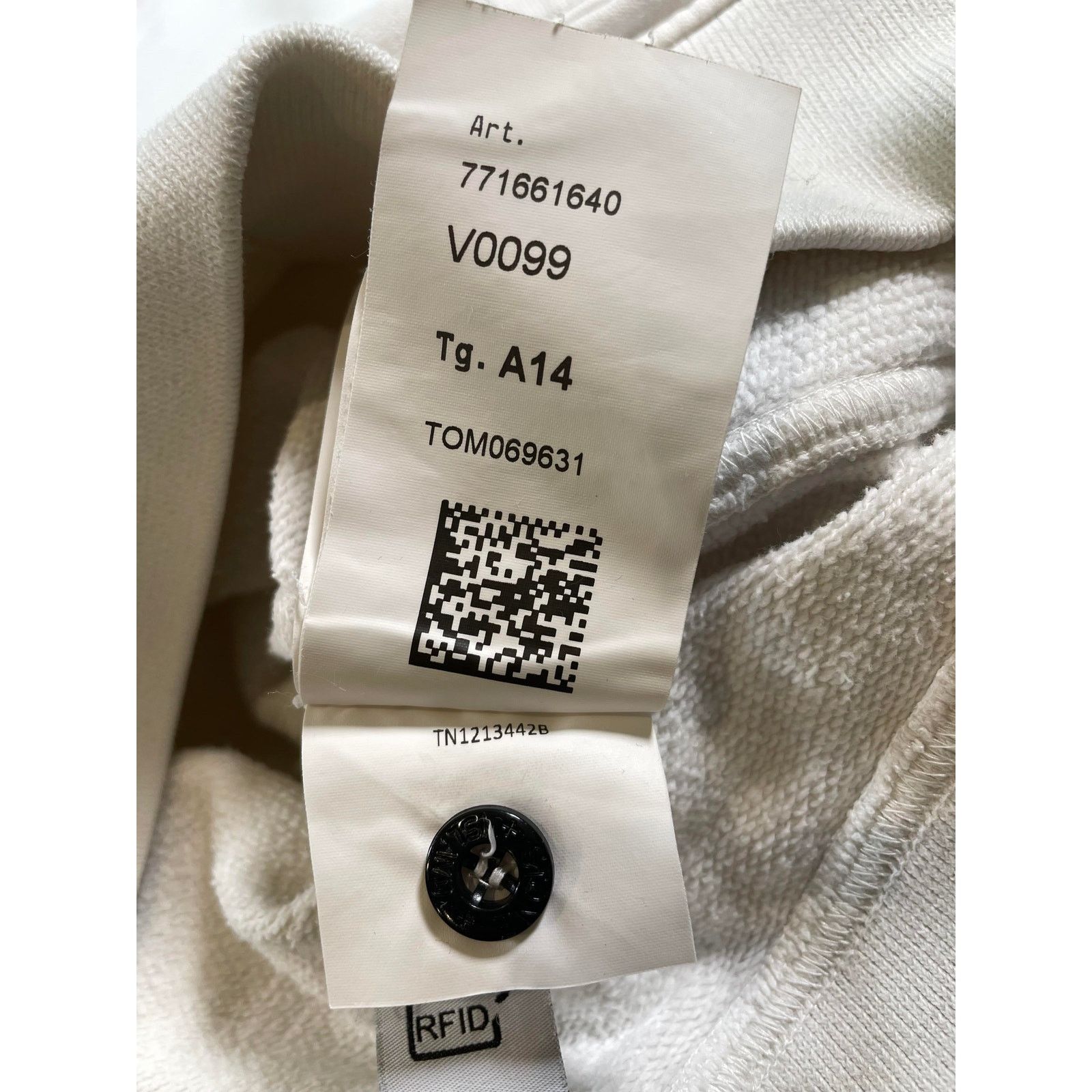 Stone Island Stone Island (Kid's) White Hoodie Size XL / US 12-14 / IT 48-50 - 5 Thumbnail