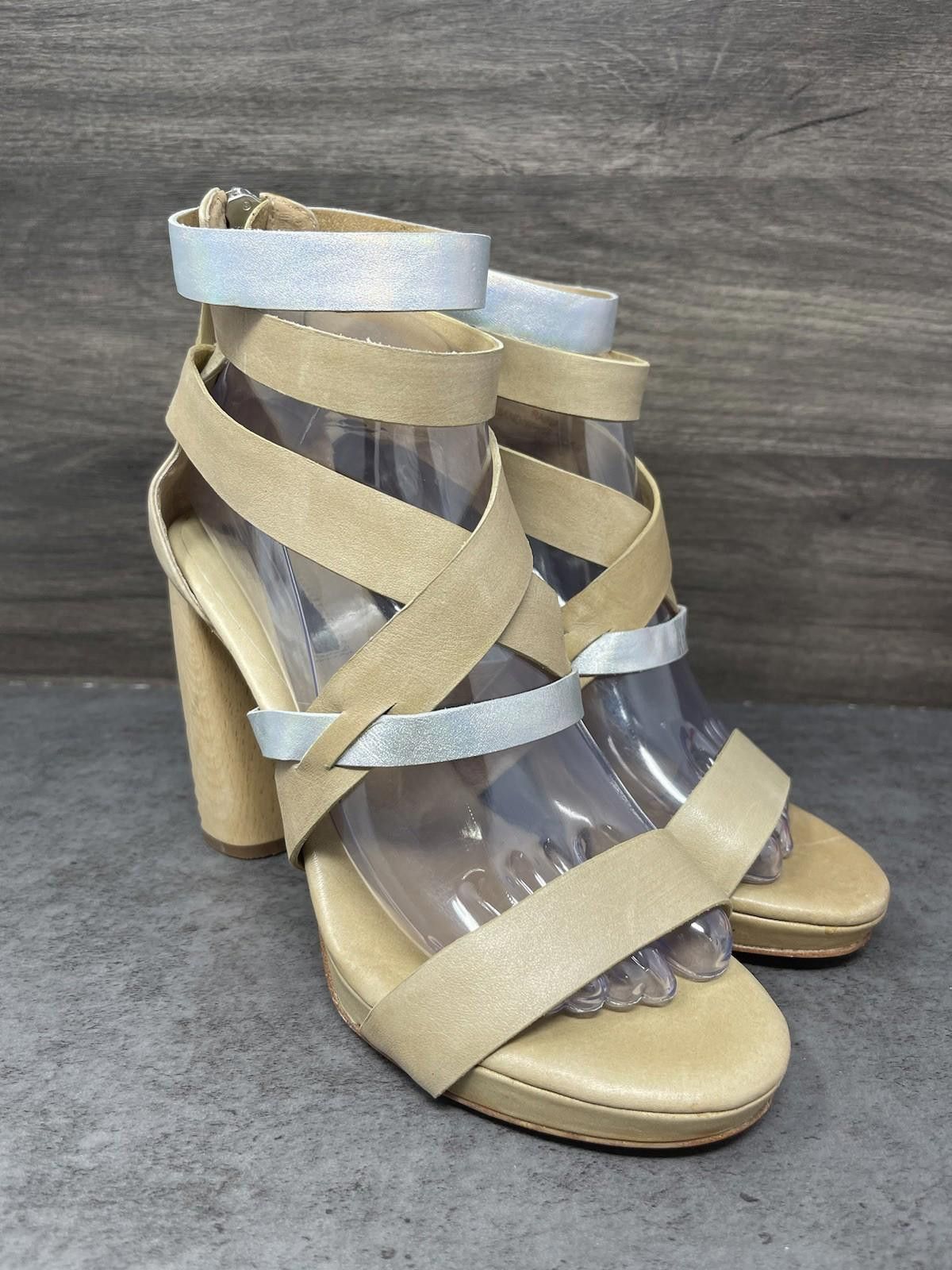 Other Modern Vintage Sandals Womens Size 7 (38) Strappy Open Toe Size US 7 / IT 37 - 4 Thumbnail