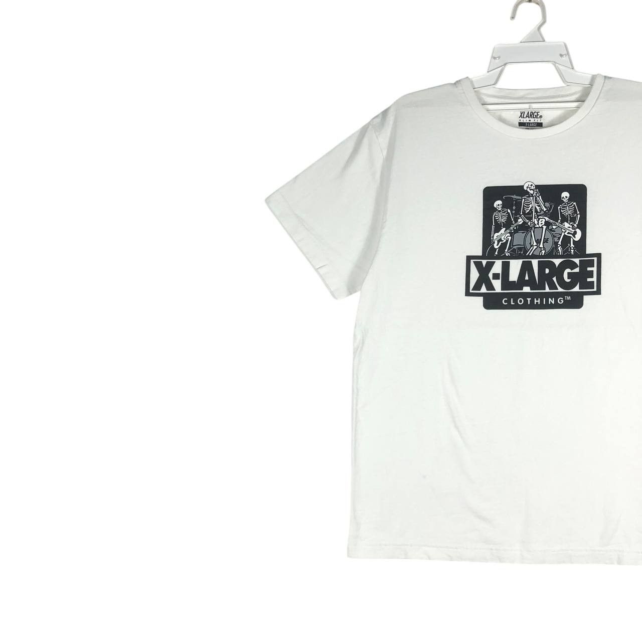 X-LARGE Vintage X-Large Slim Fit White Tshirt Size US XL / EU 56 / 4 - 3 Thumbnail