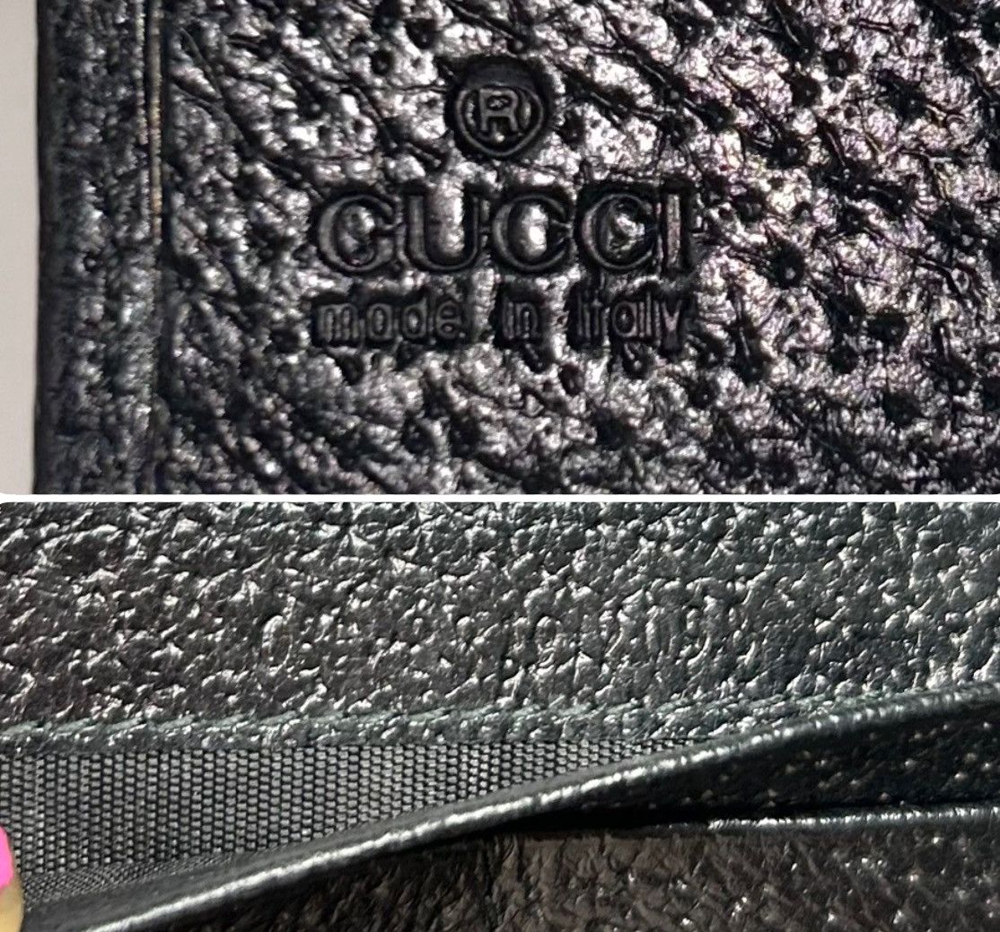 Gucci Gucci G Clasp Black Leather Continental Long Wallet Size ONE SIZE - 3 Thumbnail