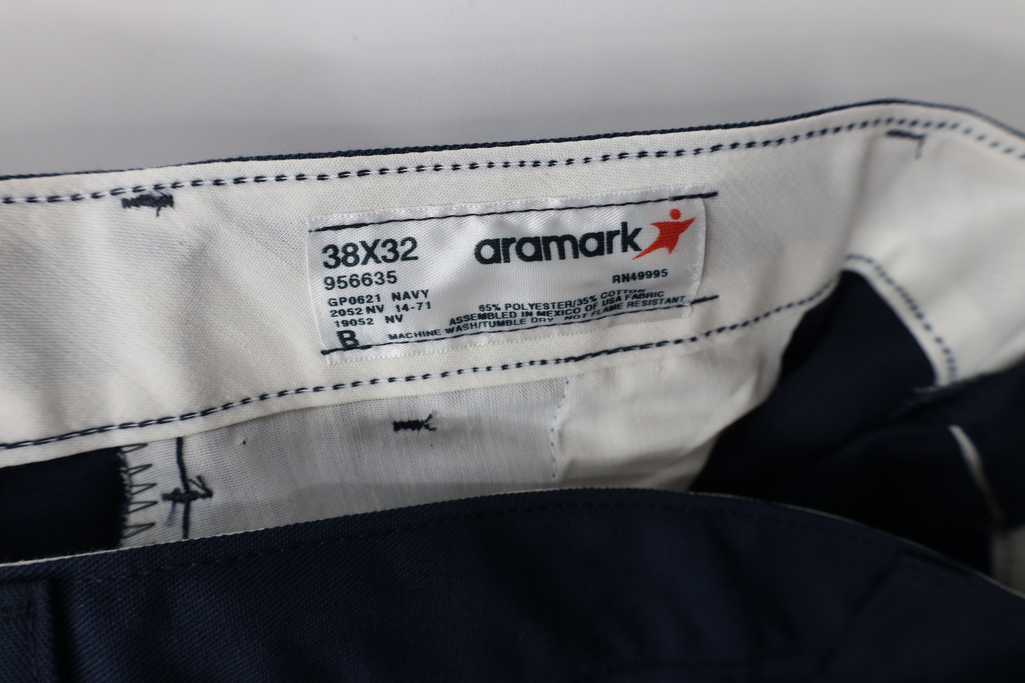 Vintage Vinage 90s Y2K Streetwear Wide Leg Cargo Pants Navy Blue Size US 38 / EU 54 - 6 Thumbnail