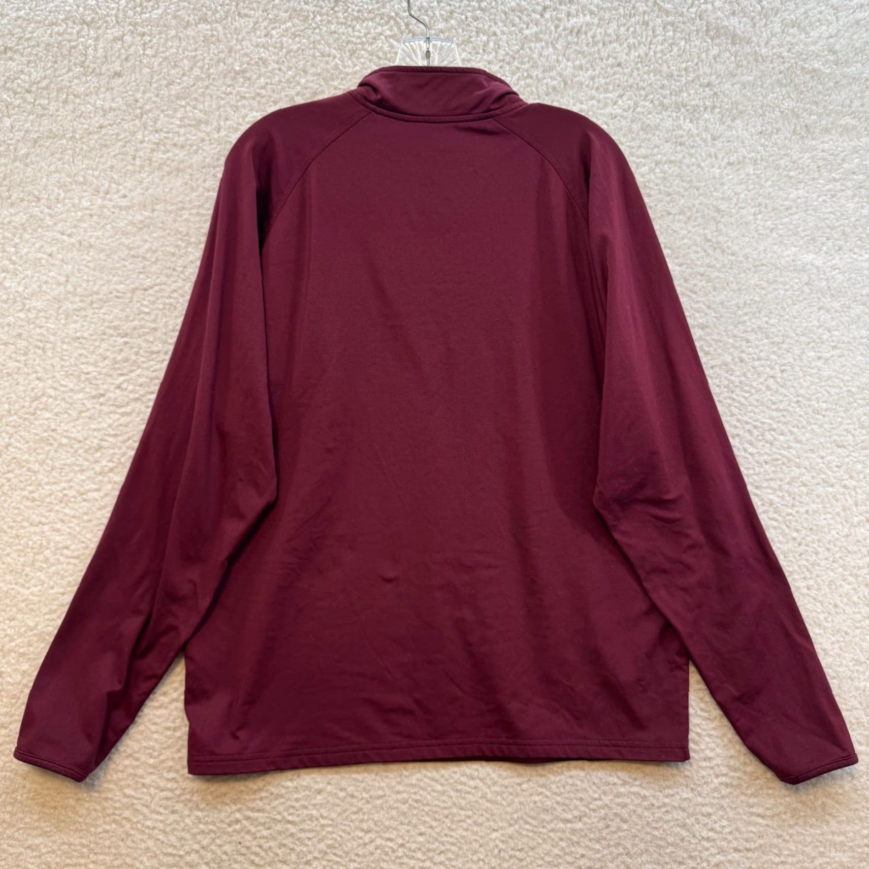 Vintage Dunkin Donuts Sweatshirt 1/4 Zip Mens Red M Pullover Long Sleeve Logo Employee Uniform Size US M / EU 48-50 / 2 - 3 Thumbnail