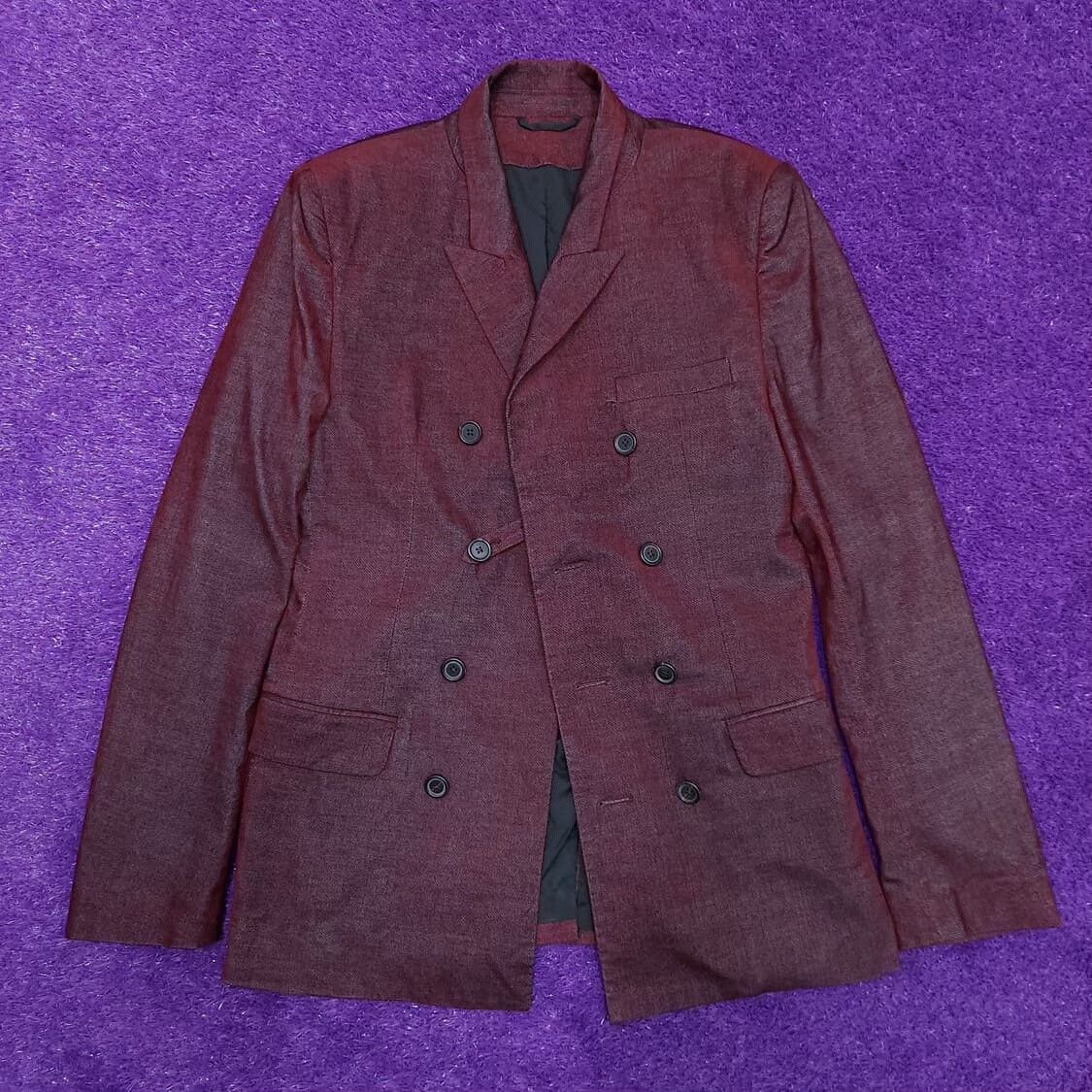 Ann Demeulemeester Ann Demeulemeester Bordeaux Coat Size US M / EU 48-50 / 2 - 1 Thumbnail
