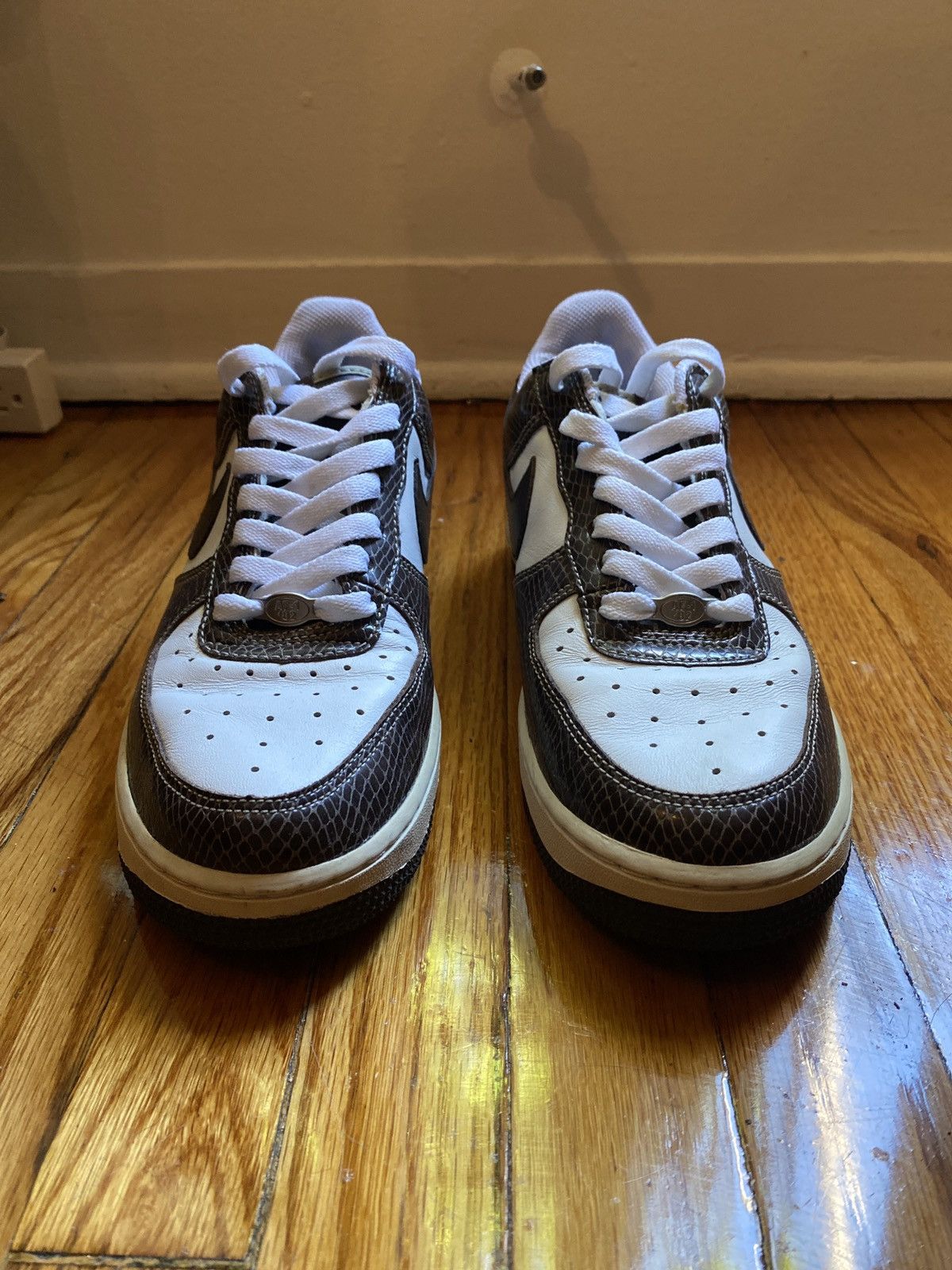 Nike Nike Air Force 1 Low Snakeskin Baroque Brown Size US 7 / EU 40 - 3 Thumbnail