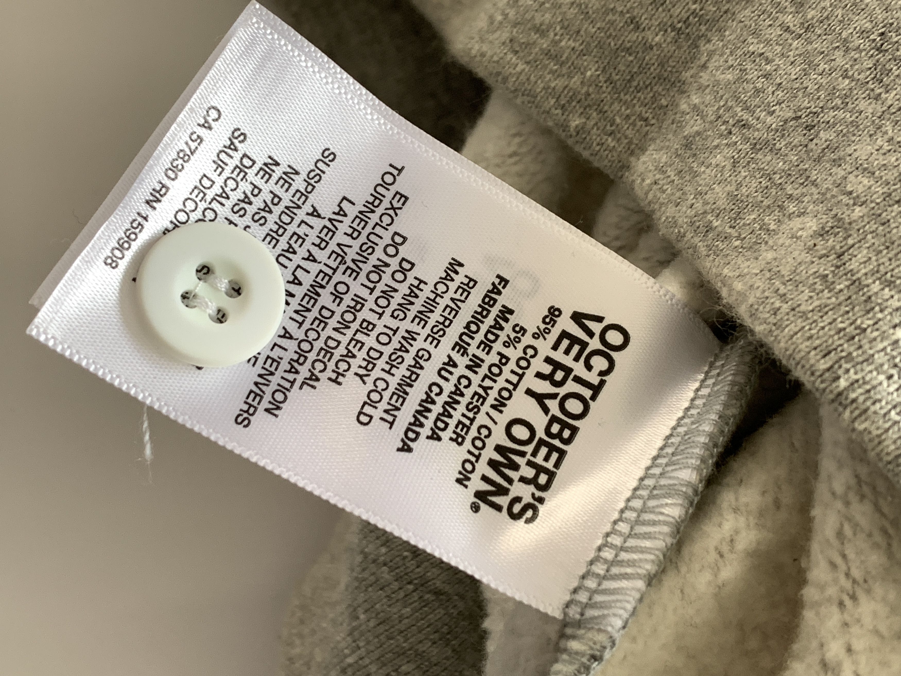 Drake OVO GRAPHIC FLEECE RUGBY POLO - grey Size US M / EU 48-50 / 2 - 4 Thumbnail