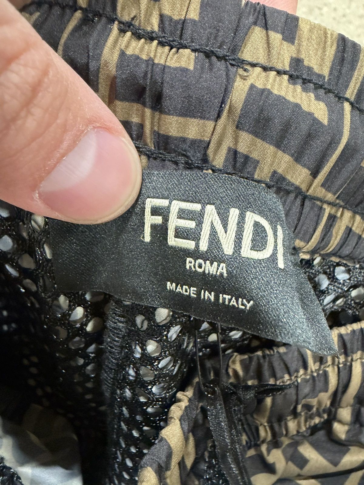 Fendi Fendi FF monogram Printed Nylon Track Pants NEW 1300$ Size US 30 / EU 46 - 3 Thumbnail