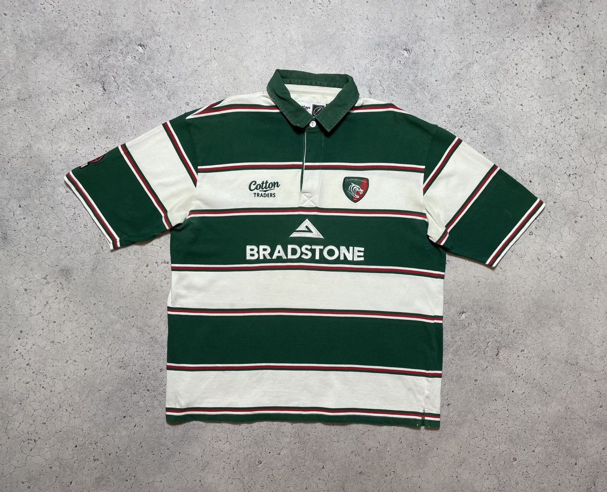 Cotton Traders Vintage Polo Rugby Jersey Cotton Traders Leicester Tigers Size US XL / EU 56 / 4 - 1 Thumbnail