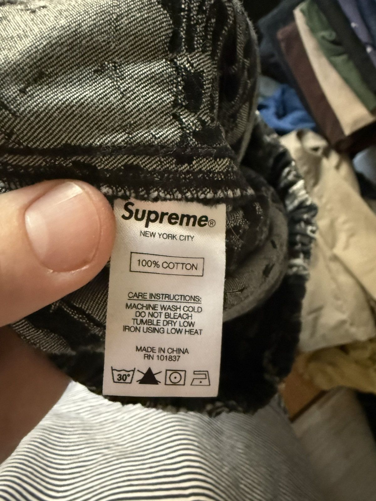Supreme Supreme Hellraiser Pants SS18 ( Pinhead ) Size US 32 / EU 48 - 6 Thumbnail