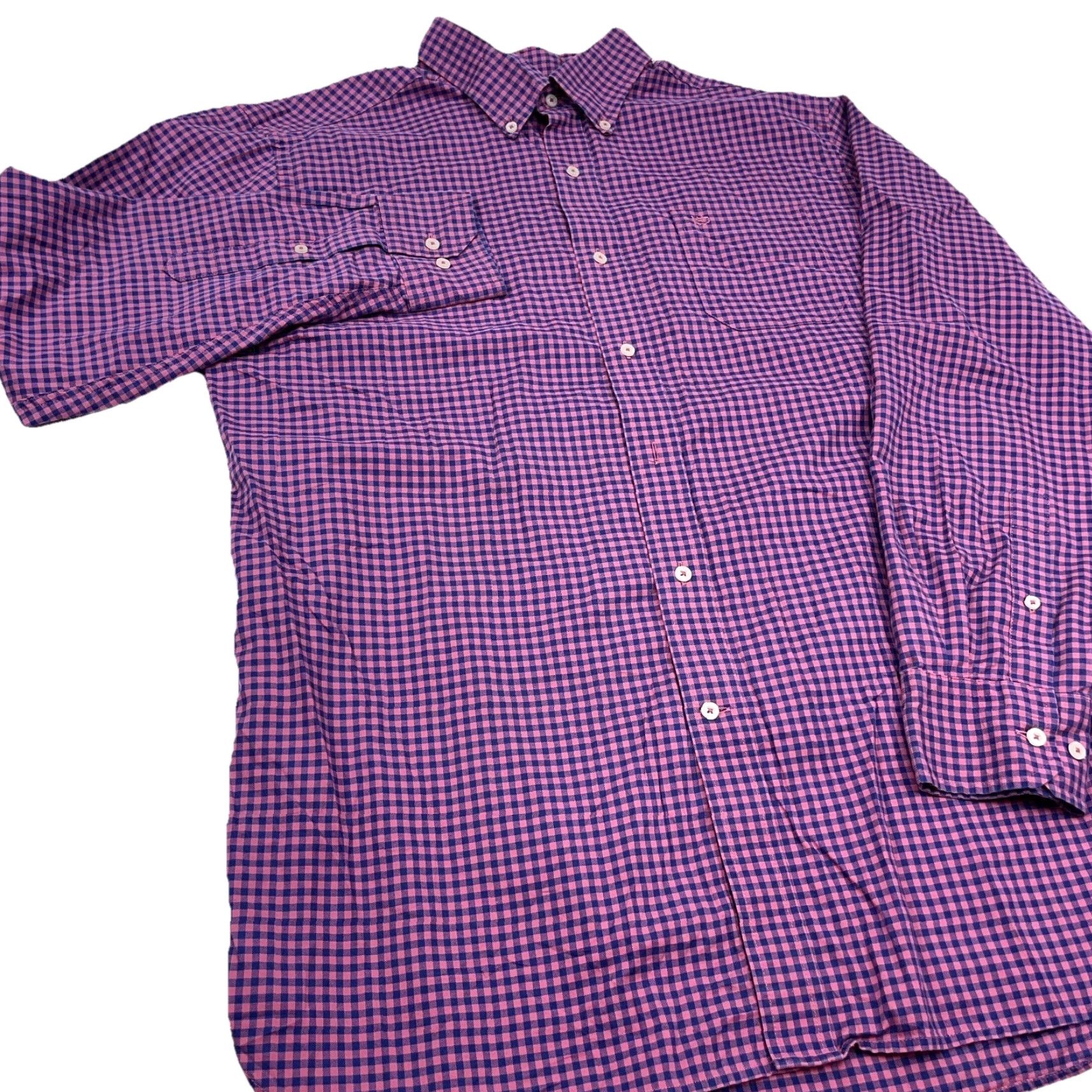 Southern Tide Southern Tide Flannel Shirt Men L Pink Blue Button-Up Gingham Classic Fit Size US L / EU 52-54 / 3 - 4 Thumbnail