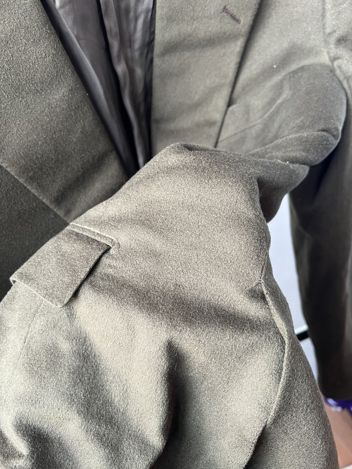 Burberry 70/80’s BURBERRYS WOOL CASHMERE MENS CLASSIC BLAZER JACKET Size 52L - 16 Thumbnail