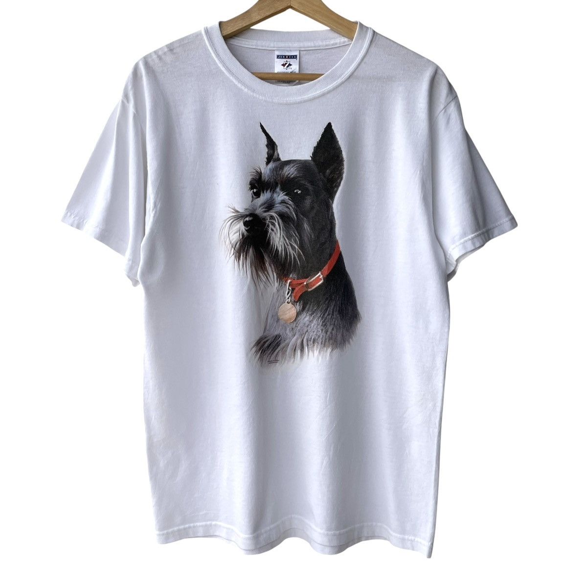 Vintage James H Killen Vintage 2000s Realistic Dog Drawing Art Tee Size US M / EU 48-50 / 2 - 1 Thumbnail