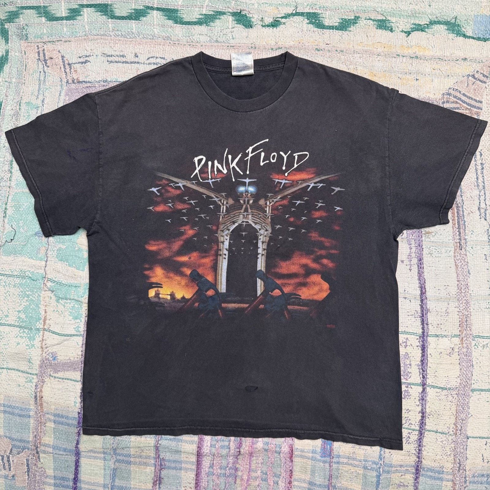 Hanes × Pink Floyd × Vintage Vintage Pink Floyd The Wall Music 