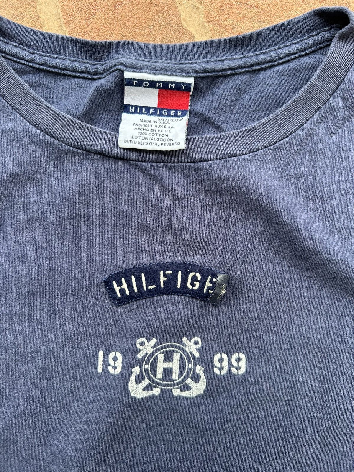 Tommy Hilfiger × Vintage RARE Vintage naval issue Tommy Hilfiger Size US XXL / EU 58 / 5 - 2 Thumbnail