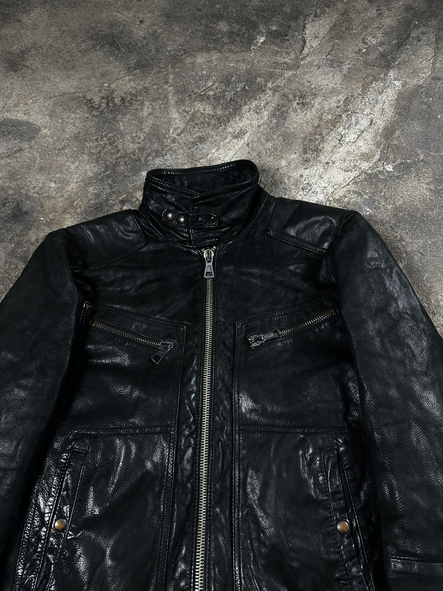 Acne Studios Vintage Acne Studios Hockney Leather Biker Jacket Size US S / EU 44-46 / 1 - 4 Thumbnail
