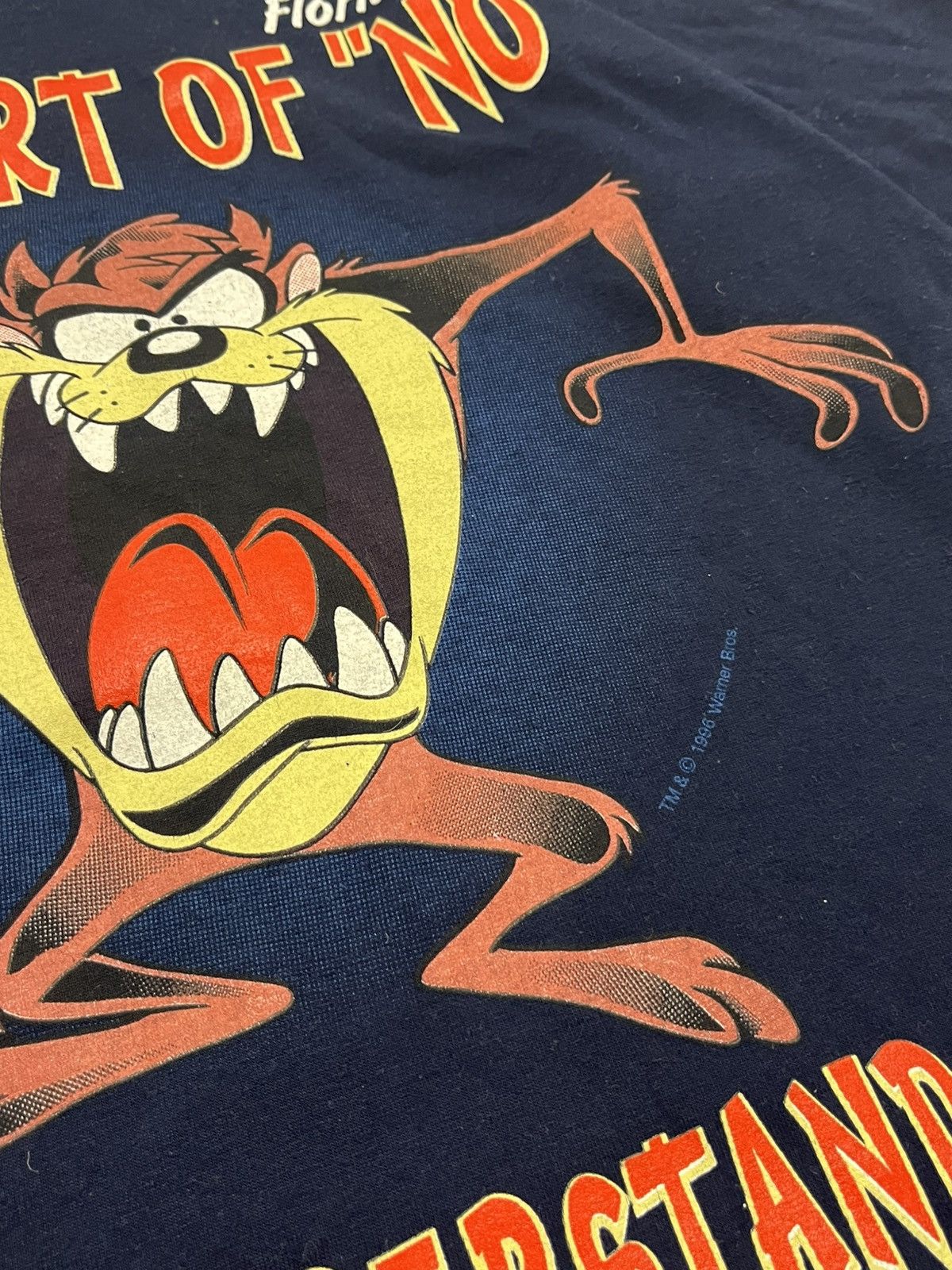 Vintage Vintage taz looney tunes tee shirt hype rare 90s cartoon Size US M / EU 48-50 / 2 - 6 Thumbnail