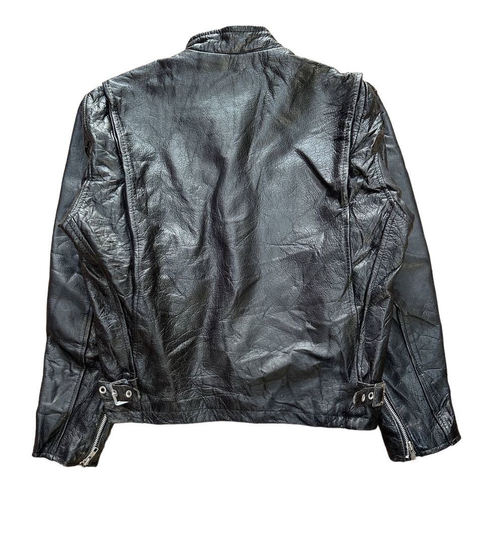 Genuine Leather Vtg EEZAN Genuine Leather Cafe Racer Jacket Size US S / EU 44-46 / 1 - 8 Thumbnail