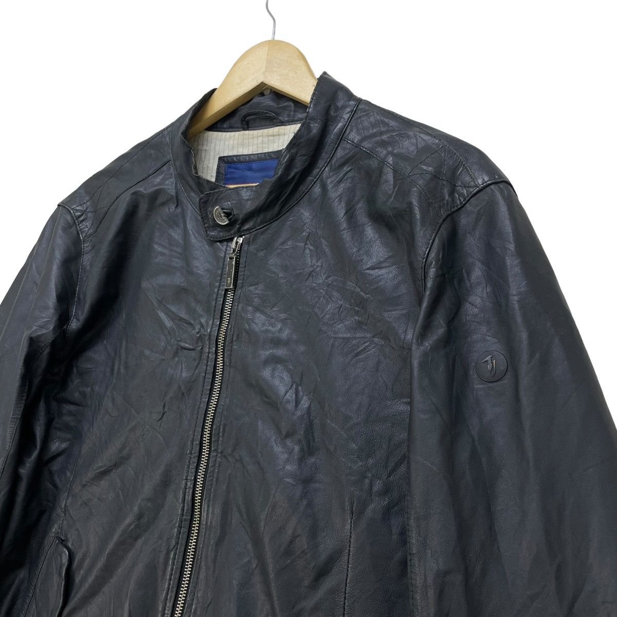 Japanese Brand × Trussardi 💥Italian Designer Trussardi Jeans Bomber Jacket Size US M / EU 48-50 / 2 - 4 Thumbnail