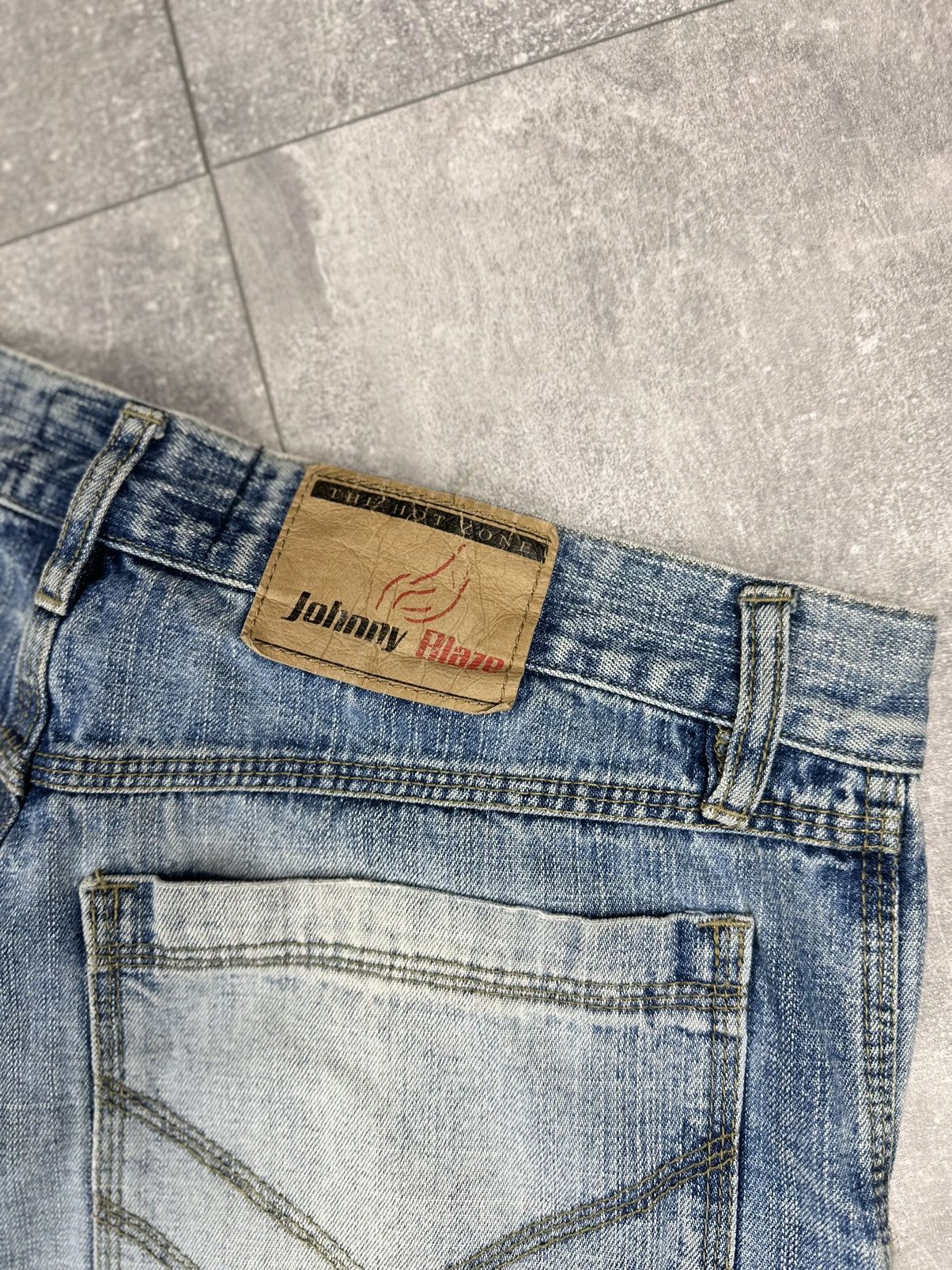 Wu-Tang Clan Johnny Blaze Mens Vintage Denim Jeans Short Wu Tang Clan Size US 32 / EU 48 - 4 Thumbnail
