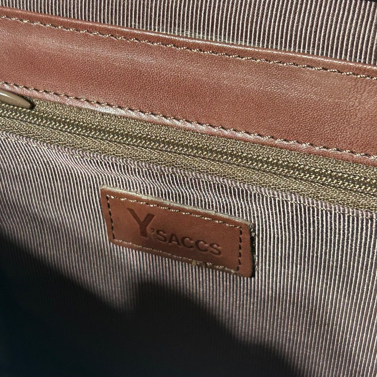 Yohji Yamamoto 238 90s vintage Yohji Yamamoto Y'SACCS 2way leather bag Size ONE SIZE - 15 Thumbnail