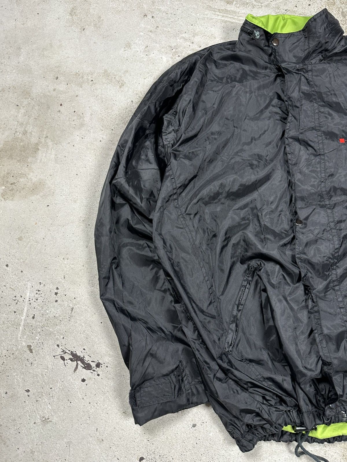 Japanese Brand × Vintage Vintage Y2K Kawasaki Black Track Jacket Light Racing rare Size US L / EU 52-54 / 3 - 4 Thumbnail