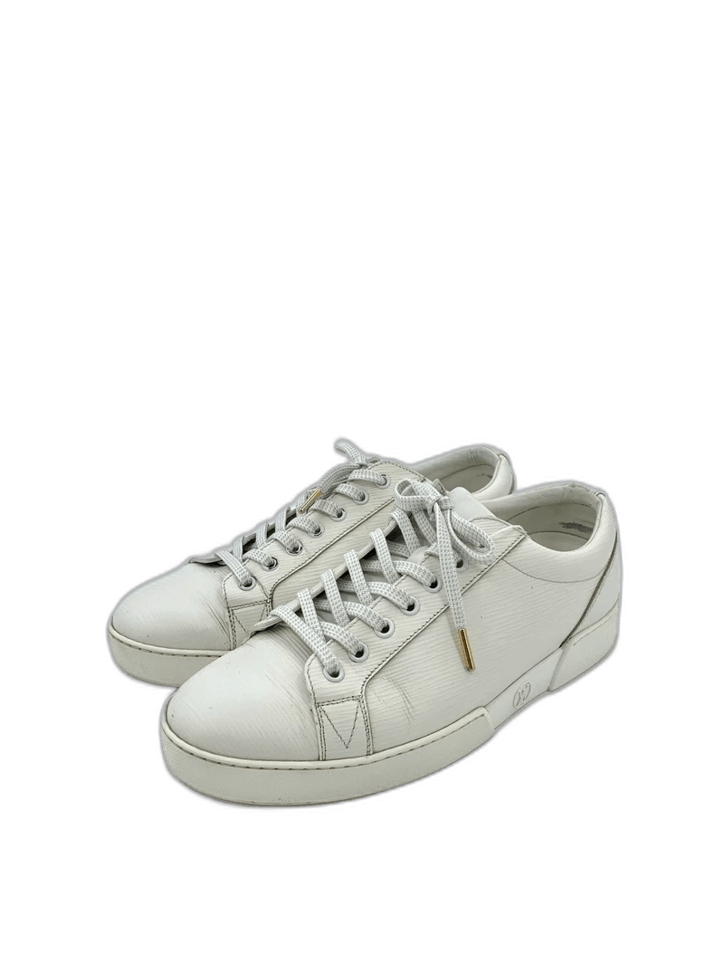 Louis Vuitton Lv Louis Vuitton Size 39 White Water Ripple Laced Sports Shoes