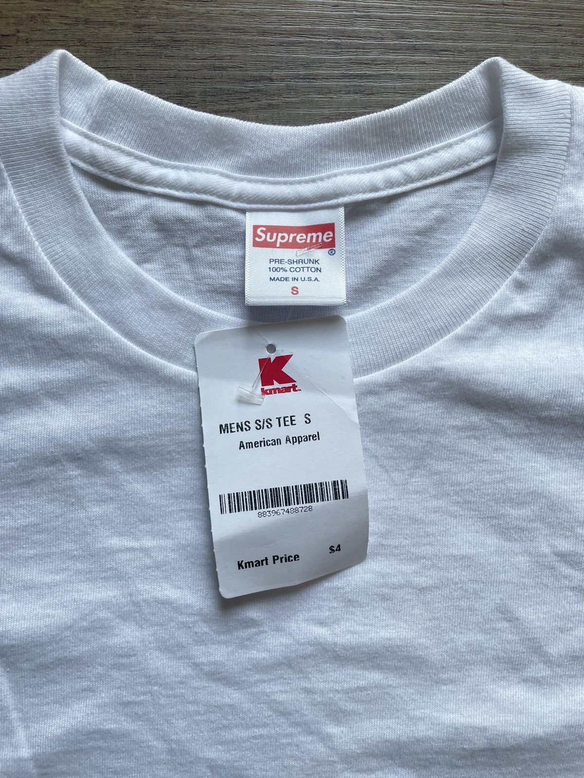 Supreme Supreme American Apparel Blank White Size Small Men s NWT Grailed