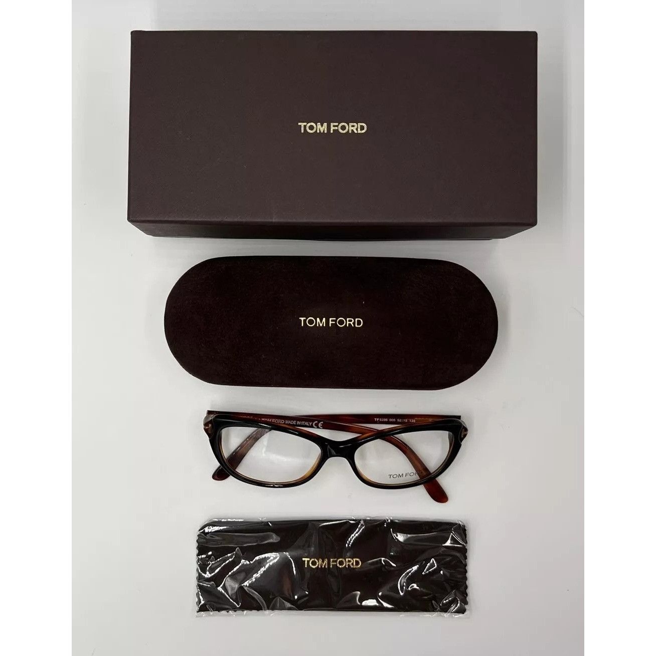 Tom Ford NEW Tom Ford FT5286-005 Eyeglasses(FT5286-005-52) Size ONE SIZE - 7 Thumbnail