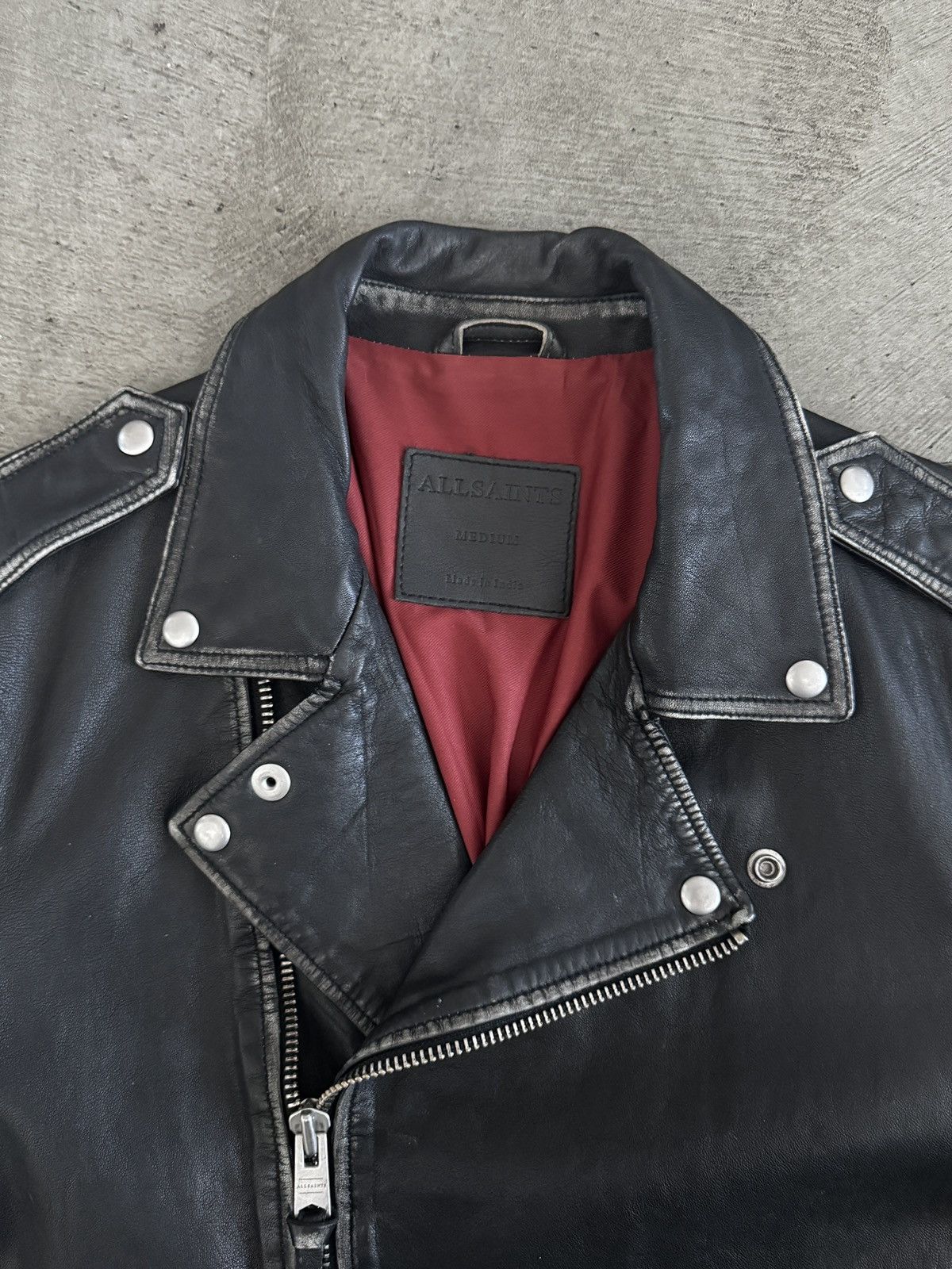 Allsaints Allsaints leather jacket Size US M / EU 48-50 / 2 - 2 Thumbnail