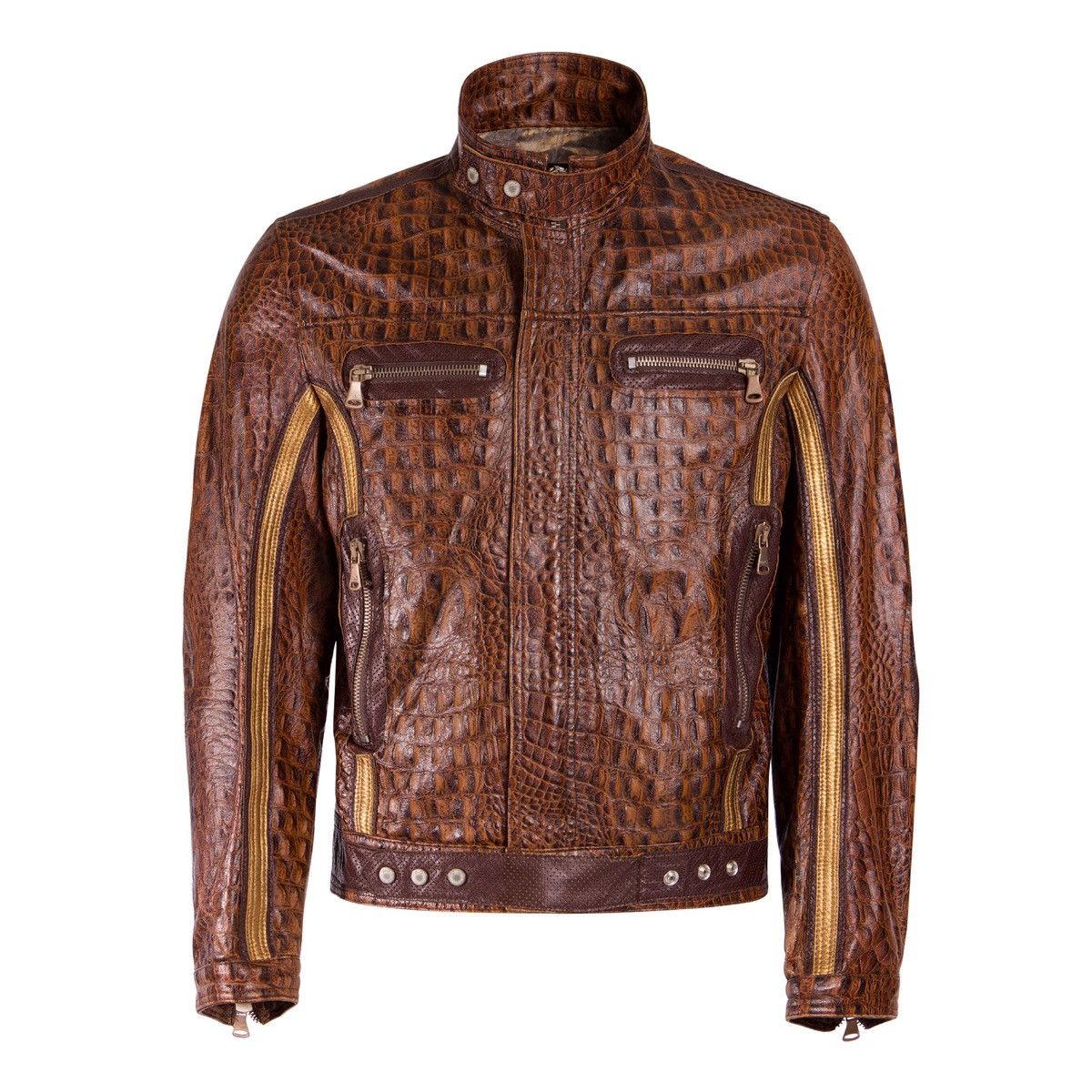 Dolce & Gabbana AW05 CROCODILE LEATHER JACKET Size US M / EU 48-50 / 2 - 2 Thumbnail