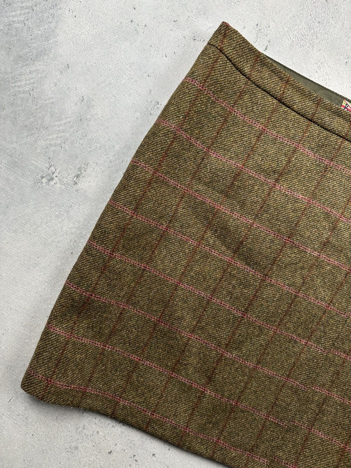 Boden Vintage Boden Moon British Tweed Wool Wrap Skirt Countrycore Size 36" / US 14 / IT 50 - 2 Thumbnail
