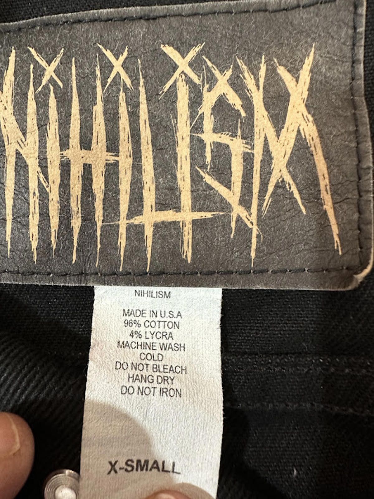 Other Nihilism Black Denim Jacket USA XS Size XS / US 0-2 / IT 36-38 - 5 Thumbnail
