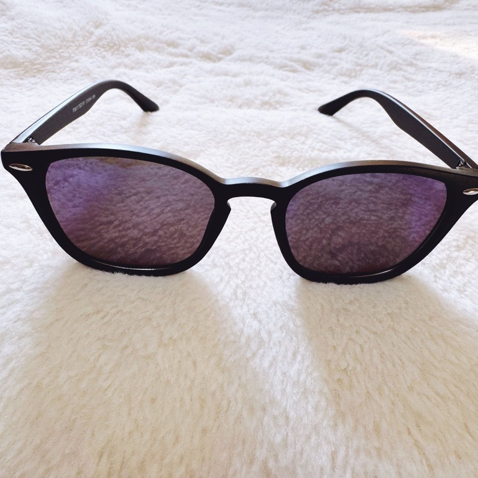 Other Milo Blue Oversized Oval Horn Rims Sunglasses Size ONE SIZE - 4 Thumbnail