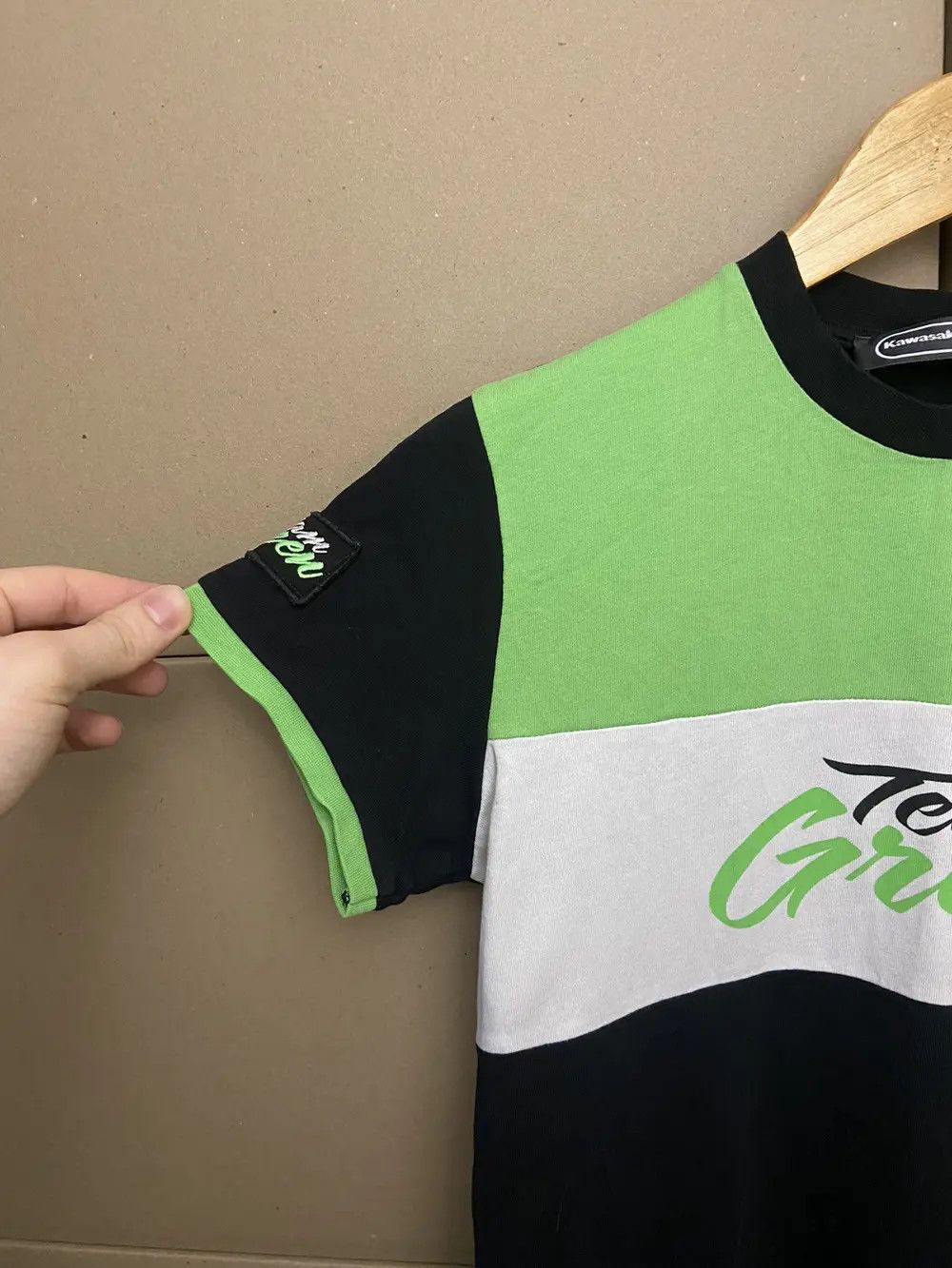 Vintage VINTAGE KAWASAKI RACING TEE T SHIRT GREEN TEAM Y2K MOTO BIKE Size US S / EU 44-46 / 1 - 7 Thumbnail