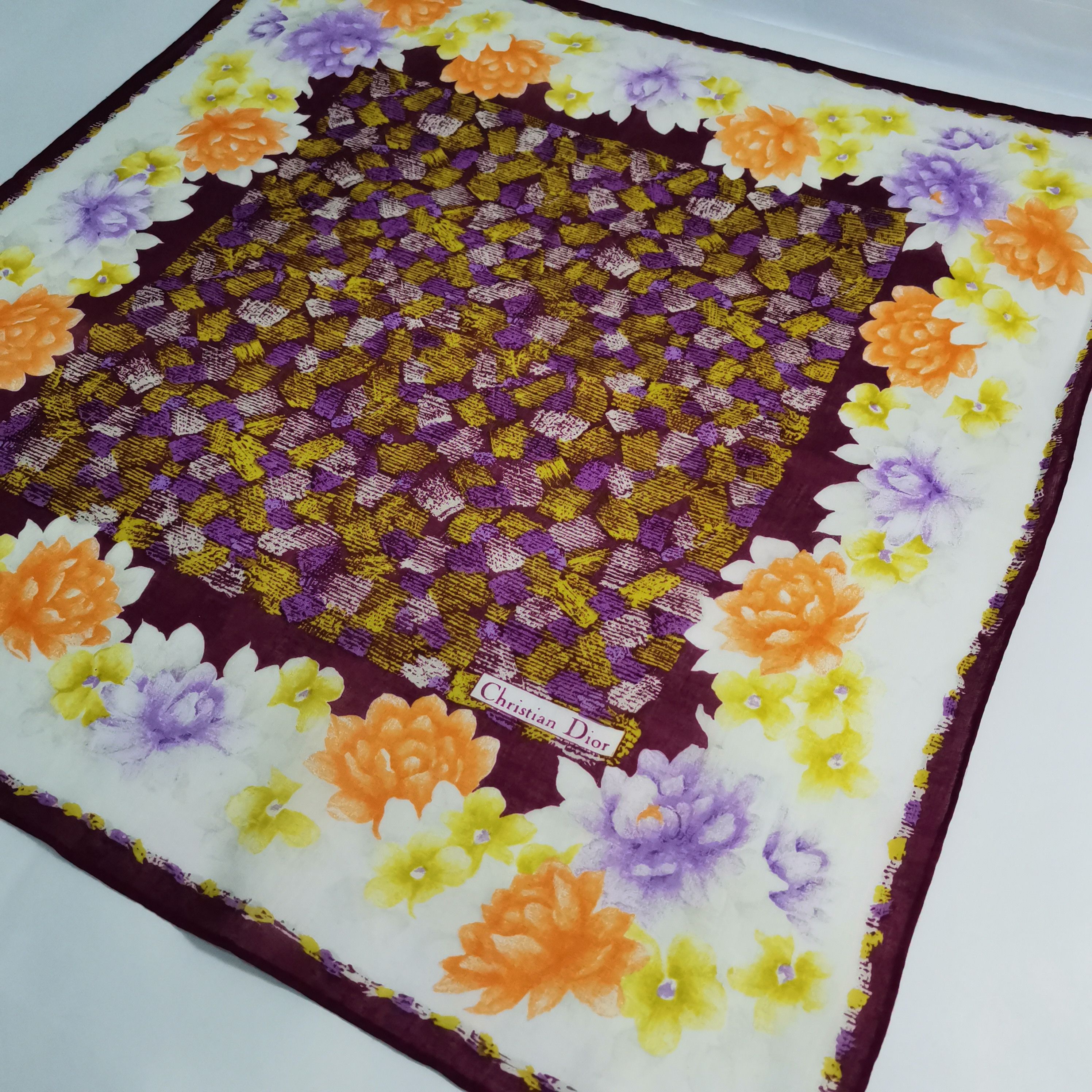 Christian Dior Monsieur CHRISTIAN DIOR HANDKERCHIEF/ NECKERCHIEF/ BANDANA/ SCARF Size ONE SIZE - 3 Thumbnail