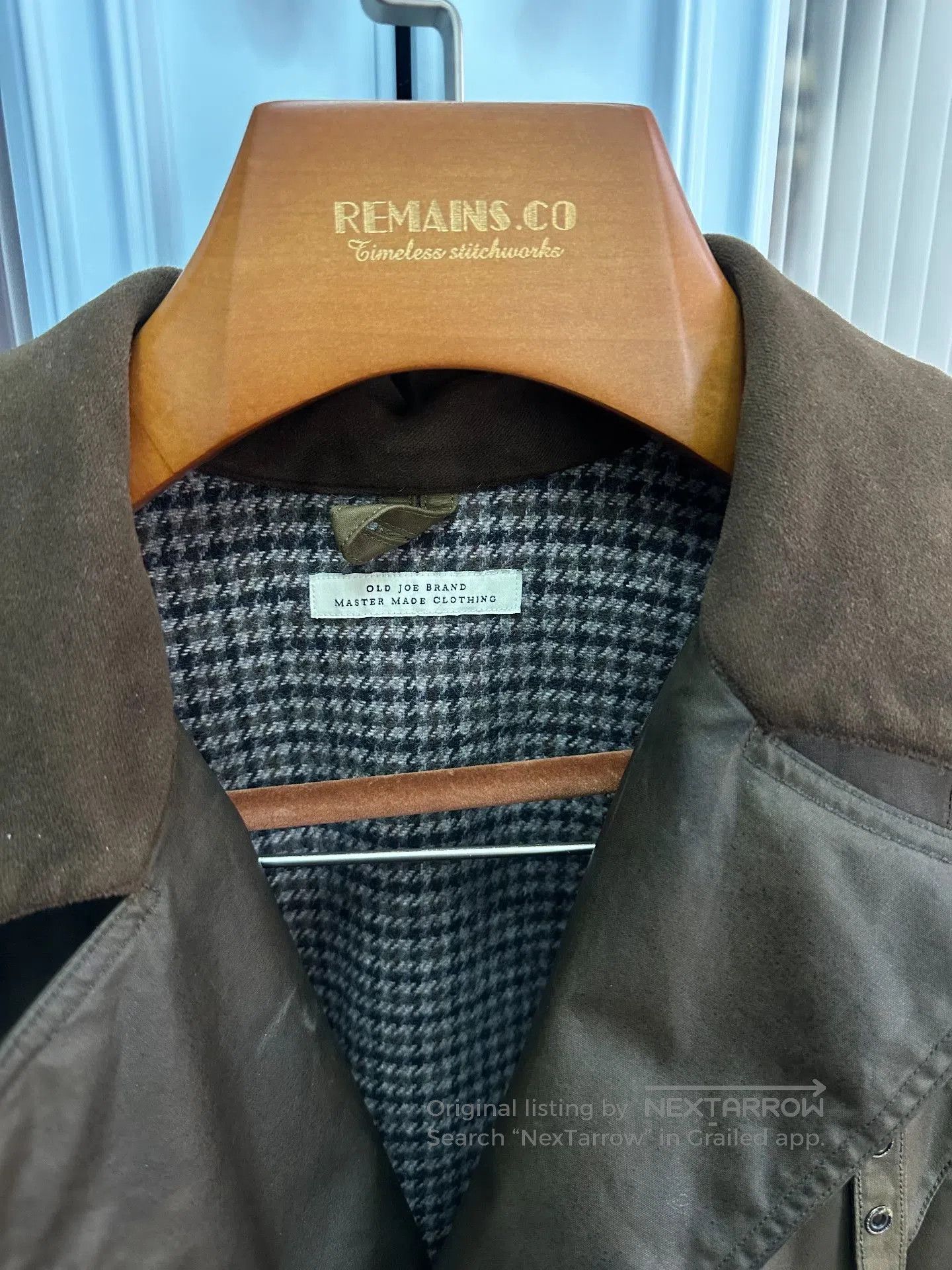 Old Joe Oldjoe Wax Jacket Size 36. Size US M / EU 48-50 / 2 - 6 Thumbnail