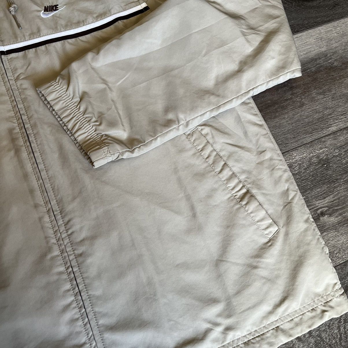Nike × Vintage Vintage 2000s Nike Zip Up Hooded Light Jacket Swoosh Coaches Size US L / EU 52-54 / 3 - 5 Thumbnail