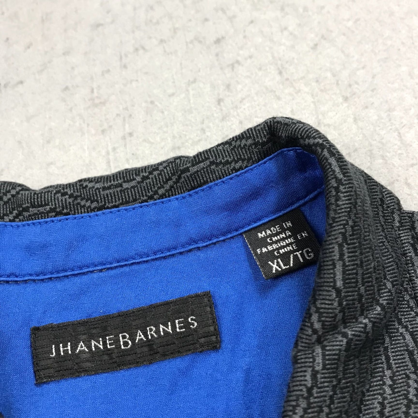 Vintage VINTAGE Jhane Barnes Shirt Mens XL Black Camp Collar Abstract Mercerized 90s Size US XL / EU 56 / 4 - 4 Thumbnail