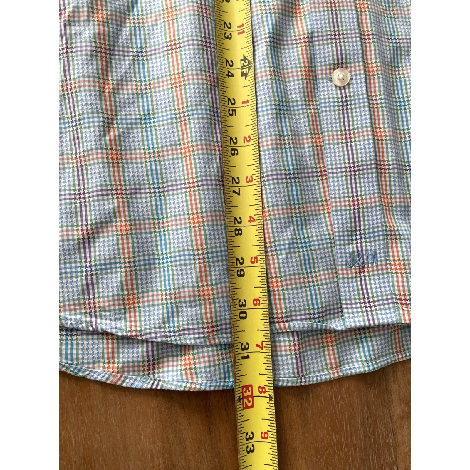 Johnston & Murphy Johnston & Murphy Shirt Mens 2XL Button-Up Long Sleeve Collared Knit Cotton Geometric Multicolor Casual Size US XXL / EU 58 / 5 - 6 Thumbnail