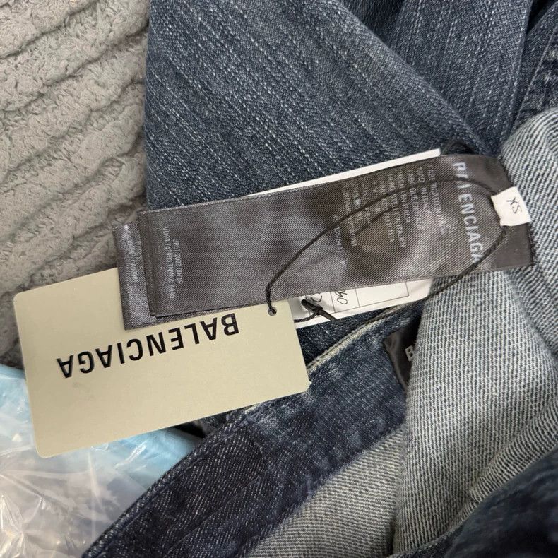 Balenciaga Balenciaga size XS Double fake two-piece jeans Size US 27 - 4 Thumbnail