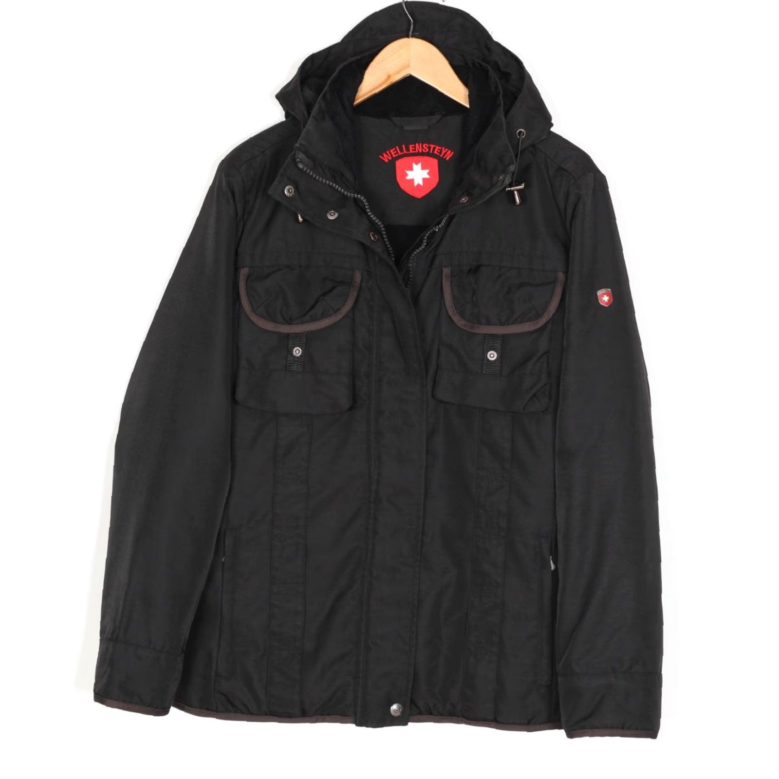 Vintage WELLENSTEYN Sonnenwende Jacket Women L Hooded Waterproof Breathable MJ6274 Size L / US 10 / IT 46 - 2 Thumbnail
