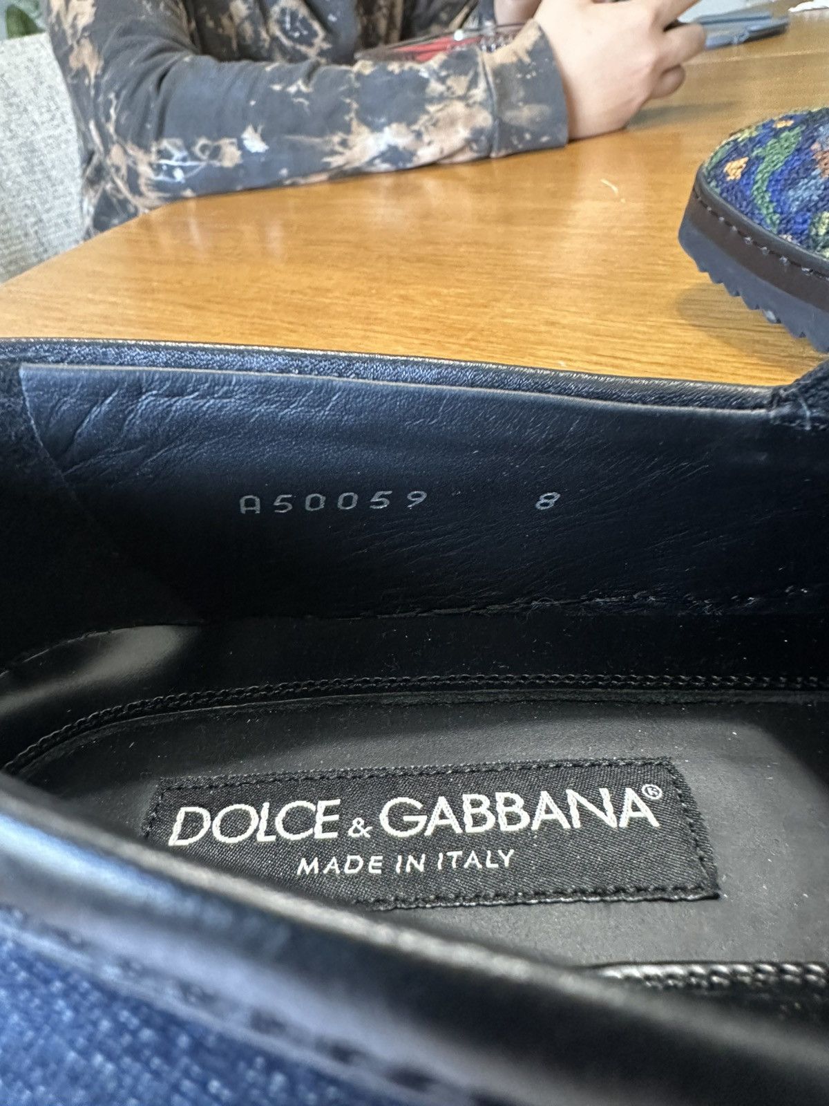 Dolce & Gabbana Dolce & Gabbana slip-on with floral tapestry design. Size 8 Size US 8 / EU 41 - 4 Thumbnail