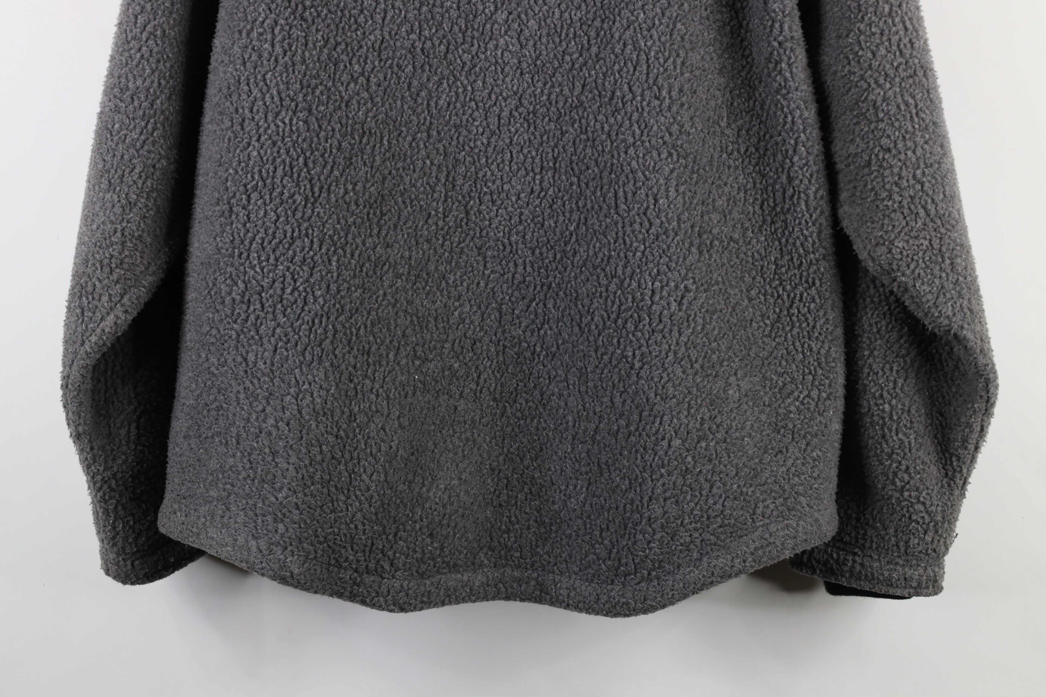 L.L. Bean Vintage 90s LL Bean Pile Fleece Full Zip Jacket Gray USA Size US L / EU 52-54 / 3 - 14 Thumbnail