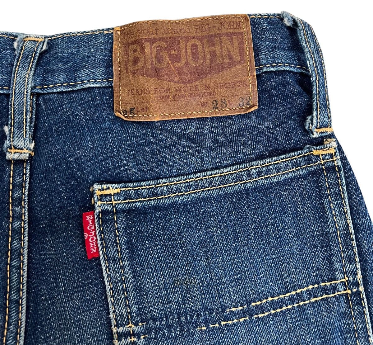 Big John 80s Vintage Big John Bush Denim Size US 28 / EU 44 - 5 Thumbnail