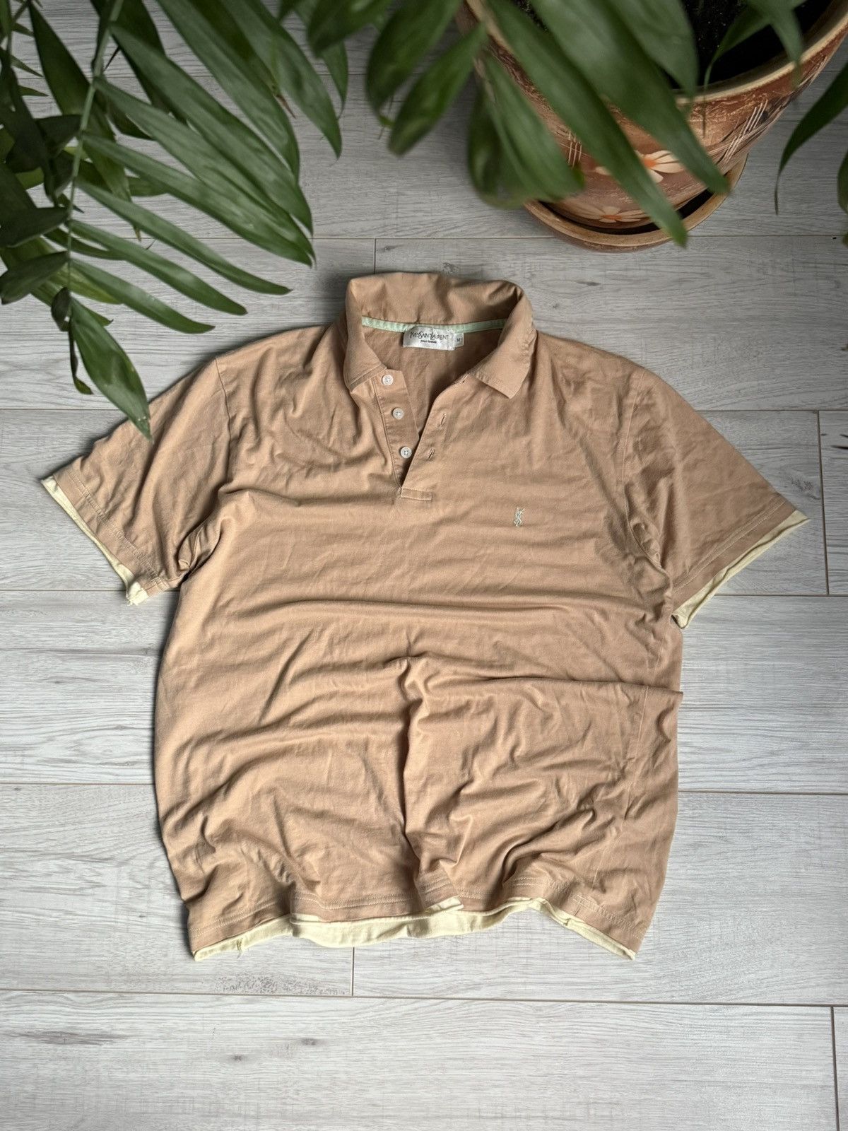 Yves Saint Laurent Vintage Yves Saint Laurent polo logo shirt Size US M / EU 48-50 / 2 - 1 Thumbnail