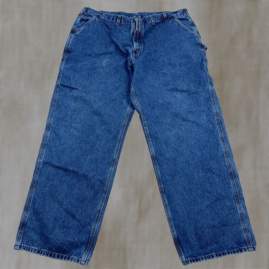 Carhartt Carhartt Jeans Men 44x32 Carpenter Dungaree Fit Baggy VTG Y2K Distressed Worn Size US 44 / EU 60 - 1 Thumbnail