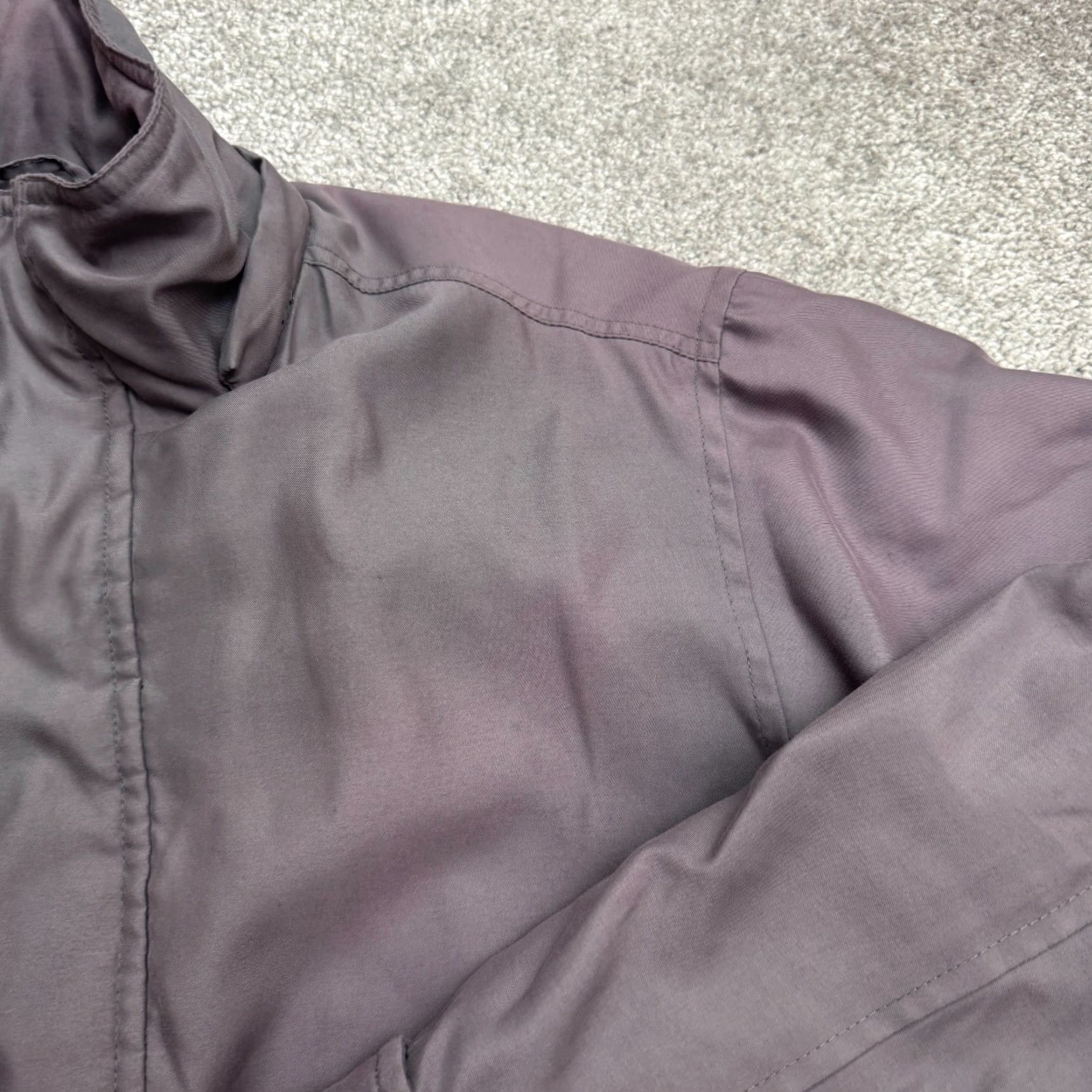 Vintage VINTAGE Bossini Jacket Urban 90's Retro Utility Mens Small Gray Quilted Fleece Zip Size US S / EU 44-46 / 1 - 5 Thumbnail