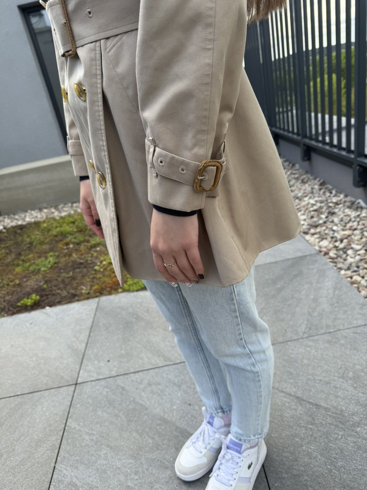 Burberry 80s 90s BurberryS Trench Coat Made in England Nova Check Size S / US 4 / IT 40 - 25 Thumbnail
