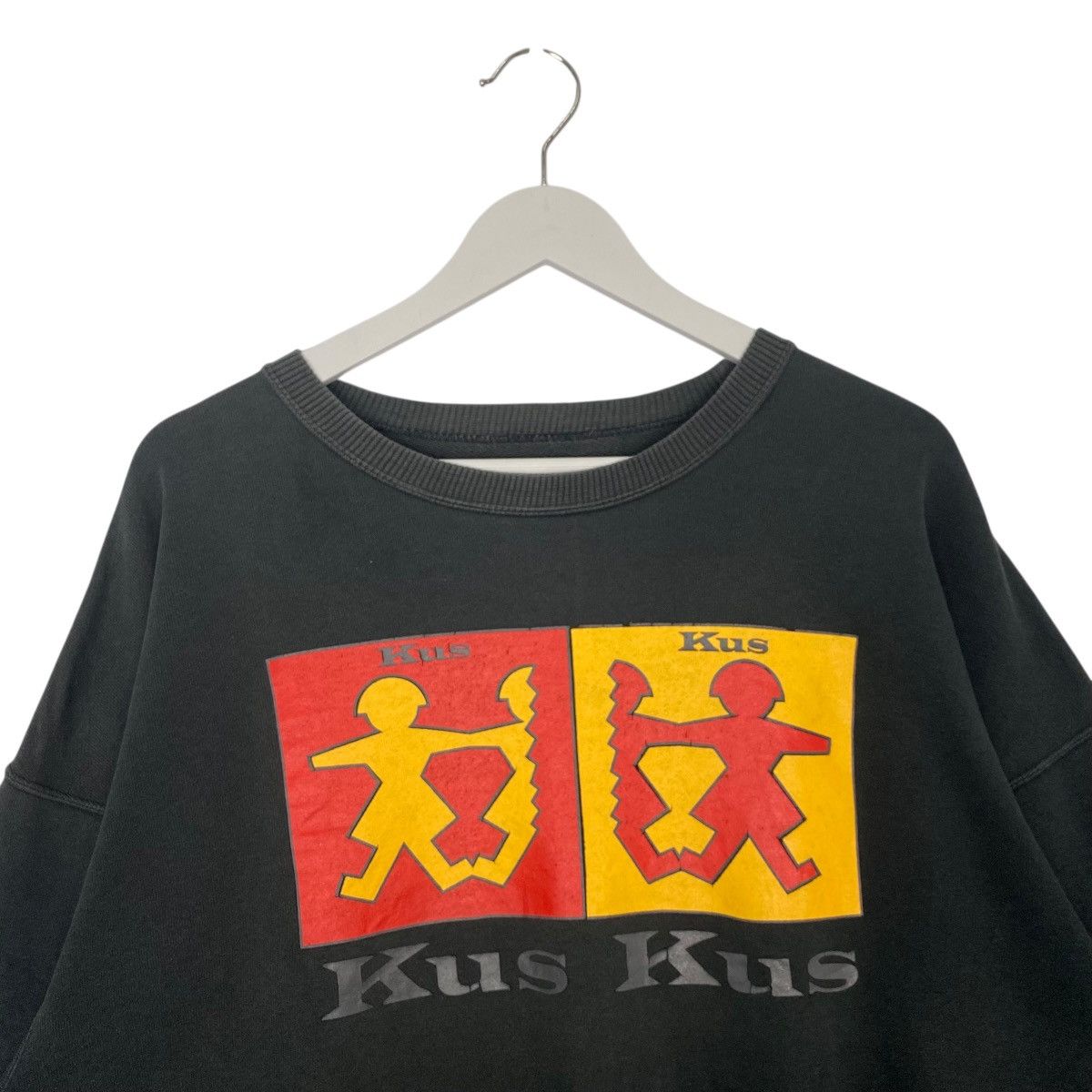 Vintage Vintage Kus Kus Crewneck Sweatshirt Black Size L Size US L / EU 52-54 / 3 - 4 Thumbnail