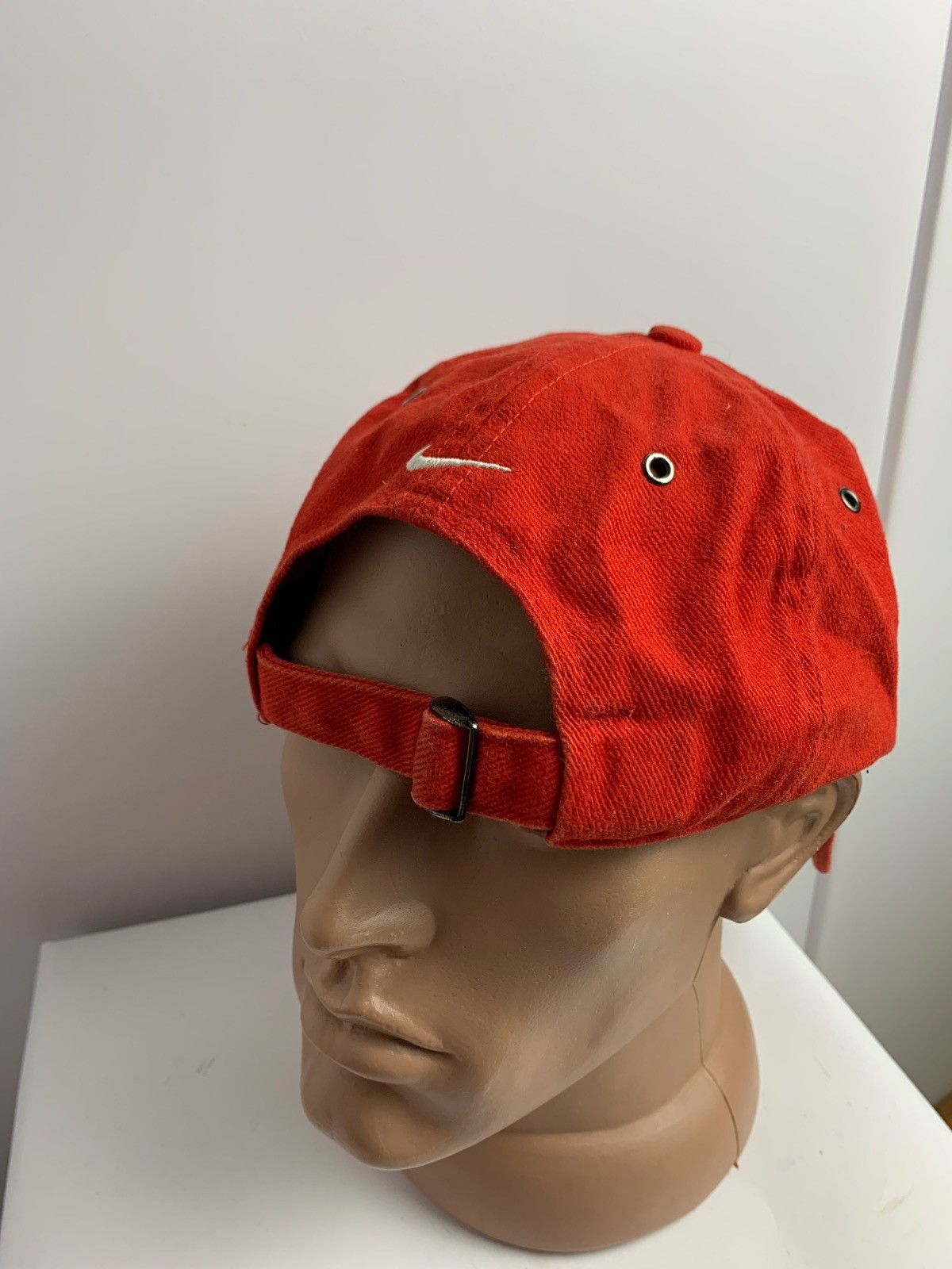 Nike × Vintage Nike vintage cap hat logo red Size ONE SIZE - 5 Thumbnail